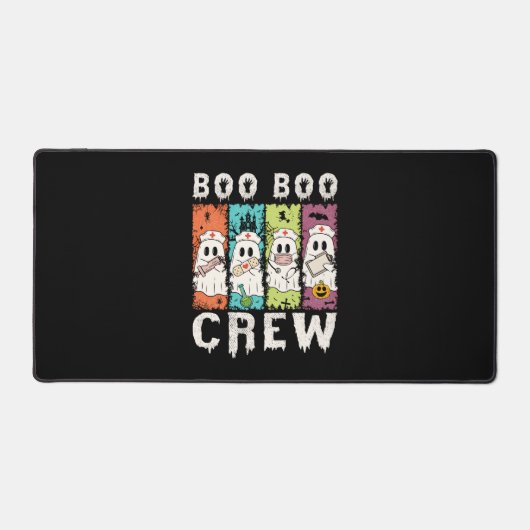 Boo Boo Crew Halloween Nurse Schreibtischunterlage (Vorderseite)