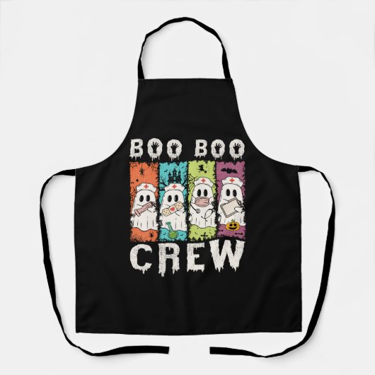 Boo Boo Crew Halloween Nurse Schürze (Vorderseite)