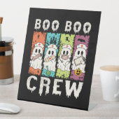 Boo Boo Crew Halloween Nurse Sockelschild (In Situ)