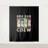 Boo Boo Crew Halloween Nurse Wandteppich (Vorderseite)