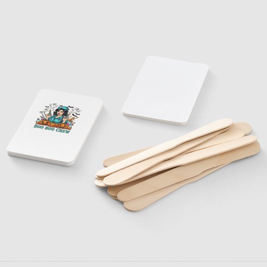 Boo Boo Crew Halloween Nurse with Syringes and Pum Fächer (Non-assembled)