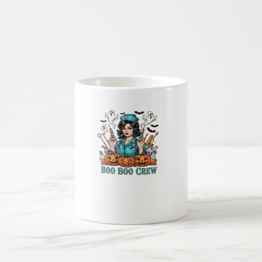 Boo Boo Crew Halloween Nurse with Syringes and Pum Kaffeetasse (Mittel)