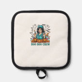 Boo Boo Crew Halloween Nurse with Syringes and Pum Topflappen (Vorderseite)