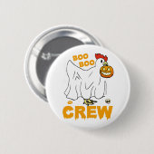 Boo-Boo-Crew-Hühnchen-Hähnchen Button (Vorne & Hinten)