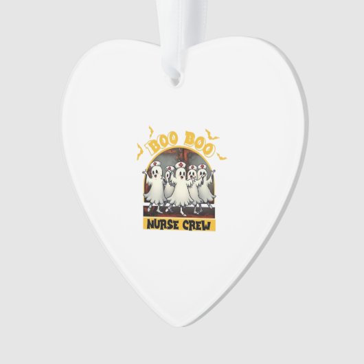 BOO BOO CREW KLASSISCHES KRANKENSCHWESTER HALLOWEE ORNAMENT (Vorderseite)