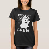 Boo Boo Crew Koch Ghost Halloween Kostüm T-Shirt (Vorderseite)