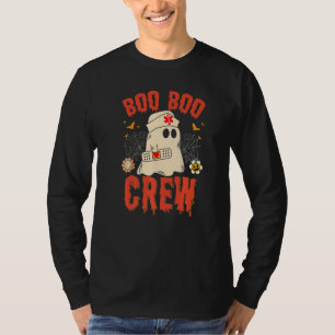 Boo Boo Crew Krankenschwester Geist Lustiges Hallo T-Shirt