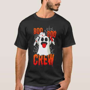 Boo Boo Crew Krankenschwester Geist Lustiges Hallo T-Shirt