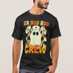 Boo Boo Crew Krankenschwester Halloween Geist Für T-Shirt