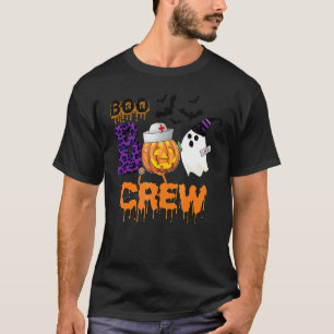 Boo Boo Crew  Krankenschwester Halloween-Geist Kos T-Shirt