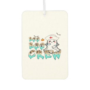 Boo Boo Crew Krankenschwester Halloween Geist Lust Autolufterfrischer