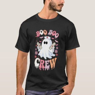 Boo Boo Crew Krankenschwester Halloween Geist Lust T-Shirt