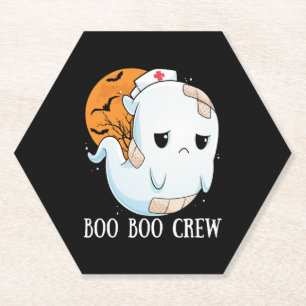 Boo Boo Crew Krankenschwester Halloween-Kostüm für Untersetzer