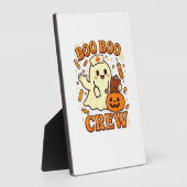 Boo Boo Crew Krankenschwester Lustiger Halloween-G Fotoplatte (Seite)