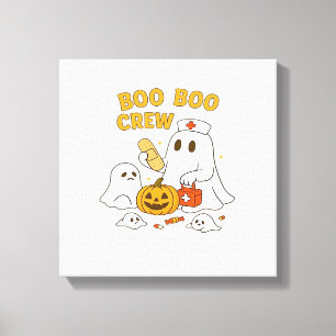 Boo Boo Crew Krankenschwester Lustiges Halloween-G Leinwanddruck