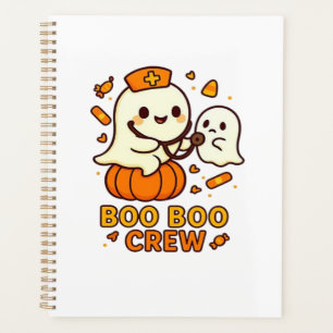 Boo Boo Crew Krankenschwester Lustiges Halloween-G Planer
