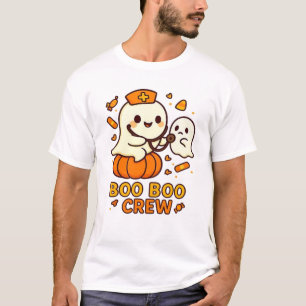 Boo Boo Crew Krankenschwester Lustiges Halloween-G T-Shirt