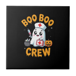 Boo Boo Crew Krankenschwester Süßer Geist Hallowee Fliese