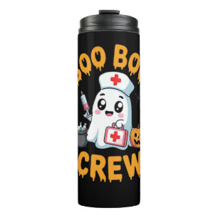 Boo Boo Crew Krankenschwester Süßer Geist Hallowee Thermosbecher
