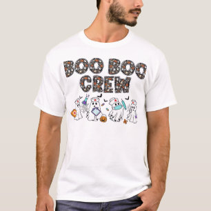 Boo Boo Crew � Lustige Halloween-Nurse-Geister Med T-Shirt