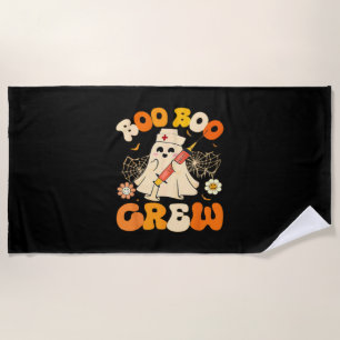 Boo Boo Crew Lustiger Geist Für Krankenschwester, Strandtuch