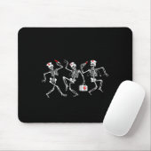 Boo Boo Crew Lustiger Tanzender Skelett Krankensch Mousepad (Mit Mouse)