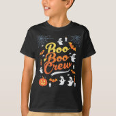 Boo Boo Crew Niedlich Halloween Ghost Trick oder T T-Shirt (Vorderseite)