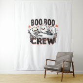 Boo Boo Crew Niedlich Halloween Nurse Ghosts Essen Wandteppich (Beispiel)