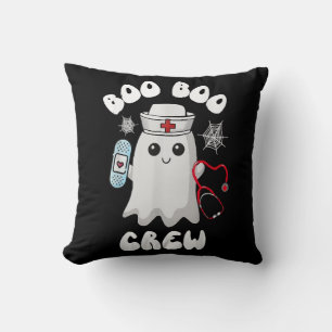 Boo Boo Crew Niedlich Nurse Ghost Funny Halloween Kissen