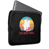 Boo Boo Crew Nurse Funny Ghost Halloween Classic T Laptopschutzhülle (Vorne Rechts)