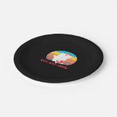 Boo Boo Crew Nurse Funny Ghost Halloween Classic T Pappteller (Schrägansicht)