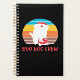 Boo Boo Crew Nurse Funny Ghost Halloween Classic T Planer