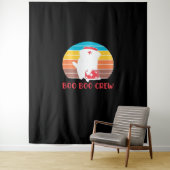 Boo Boo Crew Nurse Funny Ghost Halloween Classic T Wandteppich (Beispiel)