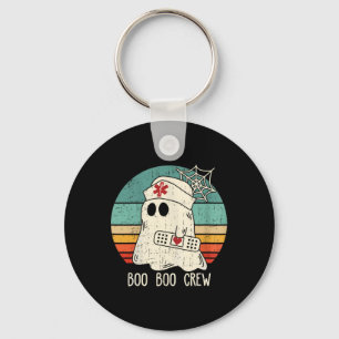 Boo Boo Crew Nurse Funny Ghost Women Halloween Cos Schlüsselanhänger