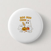 Boo Boo Crew Nurse Funny Halloween Ghost Nurse Gir Button (Vorderseite)