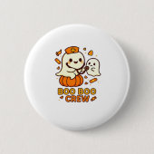 Boo Boo Crew Nurse Funny Halloween Ghost Nurse Gir Button (Vorderseite)