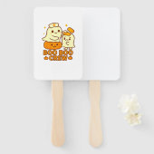 Boo Boo Crew Nurse Funny Halloween Ghost Nurse Gir Fächer (Vorne und Hinten)