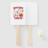 Boo Boo Crew Nurse Funny Halloween Ghost Nurse Gir Fächer (Vorne und Hinten)