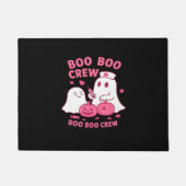 Boo Boo Crew Nurse Funny Halloween Ghost Nurse Gir Fußmatte (Vorderseite)