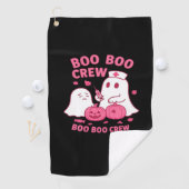 Boo Boo Crew Nurse Funny Halloween Ghost Nurse Gir Golfhandtuch (Insitu)
