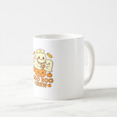 Boo Boo Crew Nurse Funny Halloween Ghost Nurse Gir Kaffeetasse (VorderseiteRechts)