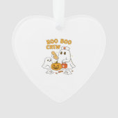 Boo Boo Crew Nurse Funny Halloween Ghost Nurse Gir Ornament (Vorderseite)