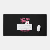 Boo Boo Crew Nurse Funny Halloween Ghost Nurse Gir Schreibtischunterlage (Tastatur & Maus)
