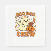 Boo Boo Crew Nurse Funny Halloween Ghost Nurse Gir Serviette (Vorderseite)