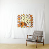 Boo Boo Crew Nurse Funny Halloween Ghost Nurse Gir Wandteppich (Beispiel (Horizontal))