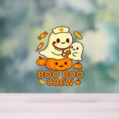 Boo Boo Crew Nurse Ghost Classic T - Shirt Acrylschild (Neutral)