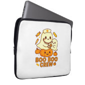 Boo Boo Crew Nurse Ghost Classic T - Shirt Laptopschutzhülle (Vorne Rechts)