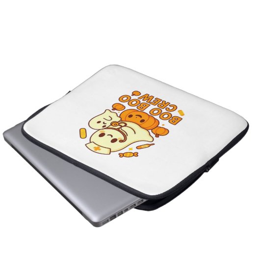 Boo Boo Crew Nurse Ghost Classic T - Shirt Laptopschutzhülle (Vorne Knopf)