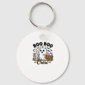 Boo Boo Crew Nurse Ghost Classic T - Shirt Schlüsselanhänger (Vorderseite)