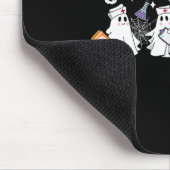 Boo Boo Crew Nurse Ghost Funny Halloween Mousepad (Ecke)